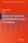 Buchcover Advances in Extended and Multifield Theories for Continua