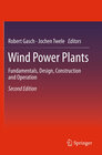 Buchcover Wind Power Plants