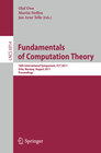 Buchcover Fundamentals of Computation Theory