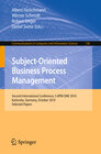 Buchcover Subject-Oriented Business Process Management