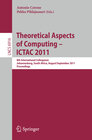 Buchcover Theoretical Aspects of Computing -- ICTAC 2011