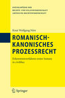 Buchcover Romanisch-kanonisches Prozessrecht