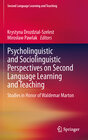 Buchcover Psycholinguistic and Sociolinguistic Perspectives on Second Language Learning and Teaching