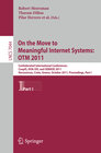 Buchcover On the Move to Meaningful Internet Systems: OTM 2011