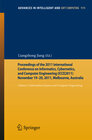 Buchcover Proceedings of the 2011 International Conference on Informatics, Cybernetics, and Computer Engineering (ICCE2011) Novemb