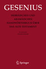 Buchcover Hebräisches und Aramäisches Handwörterbuch über das Alte Testament