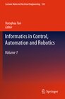 Buchcover Informatics in Control, Automation and Robotics