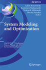 Buchcover System Modeling and Optimization