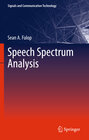 Buchcover Speech Spectrum Analysis