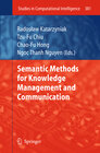Buchcover Semantic Methods for Knowledge Management and Communication