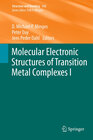 Buchcover Molecular Electronic Structures of Transition Metal Complexes I
