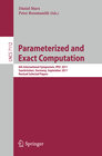 Buchcover Parameterized and Exact Computation