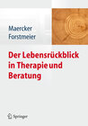 Buchcover Der Lebensrückblick in Therapie und Beratung