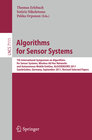 Buchcover Algorithms for Sensor Systems