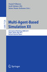 Buchcover Multi-Agent-Based Simulation XII