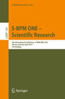 Buchcover S-BPM ONE - Scientific Research