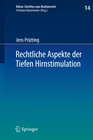 Buchcover Rechtliche Aspekte der Tiefen Hirnstimulation