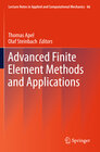 Buchcover Advanced Finite Element Methods and Applications