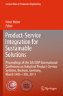 Buchcover Product-Service Integration for Sustainable Solutions