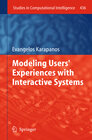 Buchcover Modeling Users' Experiences with Interactive Systems