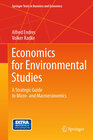 Buchcover Economics for Environmental Studies