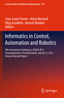 Buchcover Informatics in Control, Automation and Robotics