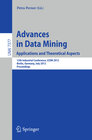 Buchcover Advances in Data Mining. Applications and Theoretical Aspects