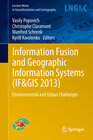 Buchcover Information Fusion and Geographic Information Systems (IF&GIS 2013)
