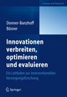 Buchcover Innovationen verbreiten, optimieren und evaluieren