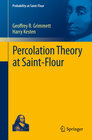 Buchcover Percolation Theory at Saint-Flour