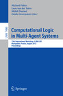 Buchcover Computational Logic in Multi-Agent Systems