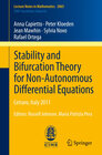 Buchcover Stability and Bifurcation Theory for Non-Autonomous Differential Equations