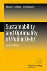 Buchcover Sustainability and Optimality of Public Debt