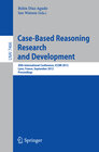 Buchcover Case-Based Reasoning Research and Development