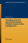 Buchcover Proceedings of the 2012 International Conference of Modern Computer Science and Applications
