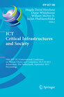 Buchcover ICT Critical Infrastructures and Society