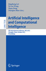 Buchcover Artificial Intelligence and Computational Intelligence