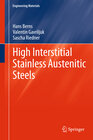 Buchcover High Interstitial Stainless Austenitic Steels