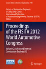 Buchcover Proceedings of the FISITA 2012 World Automotive Congress