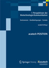 Buchcover Perspektiven der Biotechnologie-Kommunikation