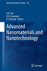 Buchcover Advanced Nanomaterials and Nanotechnology