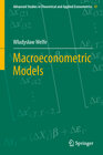 Buchcover Macroeconometric Models