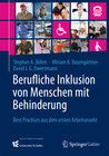 Buchcover Berufliche Inklusion von Menschen mit Behinderung