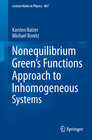 Buchcover Nonequilibrium Green's Functions Approach to Inhomogeneous Systems