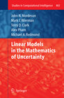 Buchcover Linear Models in the Mathematics of Uncertainty