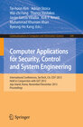 Buchcover Computer Applications for Security, Control and System Engineering