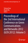 Buchcover Proceedings of the 2nd International Conference on Green Communications and Networks 2012 (GCN 2012): Volume 5