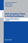 Buchcover Multi-disciplinary Trends in Artificial Intelligence