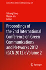 Buchcover Proceedings of the 2nd International Conference on Green Communications and Networks 2012 (GCN 2012): Volume 2