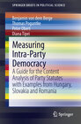 Buchcover Measuring Intra-Party Democracy